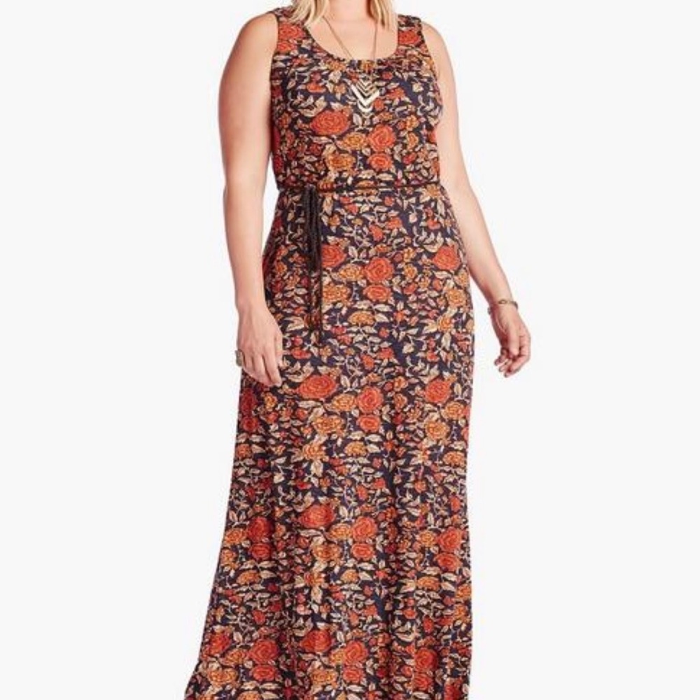 NWT Lucky Brand Vintage Floral Maxi Dress